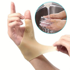 2pcs Mom Hand Magnet Gloves Keyboard Hand Care Cover Silicone Thumb Wrist Guard