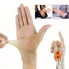 2pcs Mom Hand Magnet Gloves Keyboard Hand Care Cover Silicone Thumb Wrist Guard