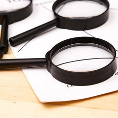 Large Handheld Magnifying Glass 5X True Glass Magnifier 12 45 Cm