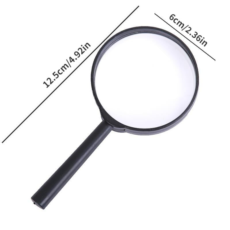 Large Handheld Magnifying Glass 5X True Glass Magnifier 12 45 Cm
