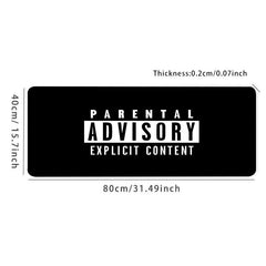 Letter Mouse Pad Mouse Pad Long Non slip Mouse Pad Office Game Table Mat