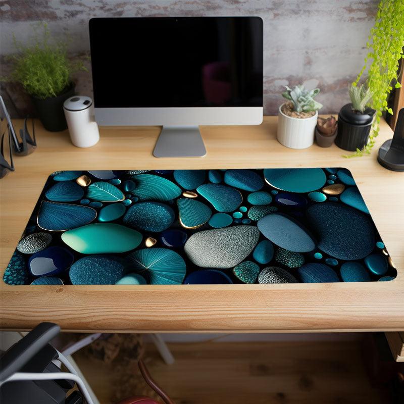 Rock Mouse Pad Non-slip Waterproof Office Game Table Mat