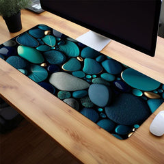 Rock Mouse Pad Non-slip Waterproof Office Game Table Mat