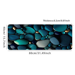Rock Mouse Pad Non-slip Waterproof Office Game Table Mat