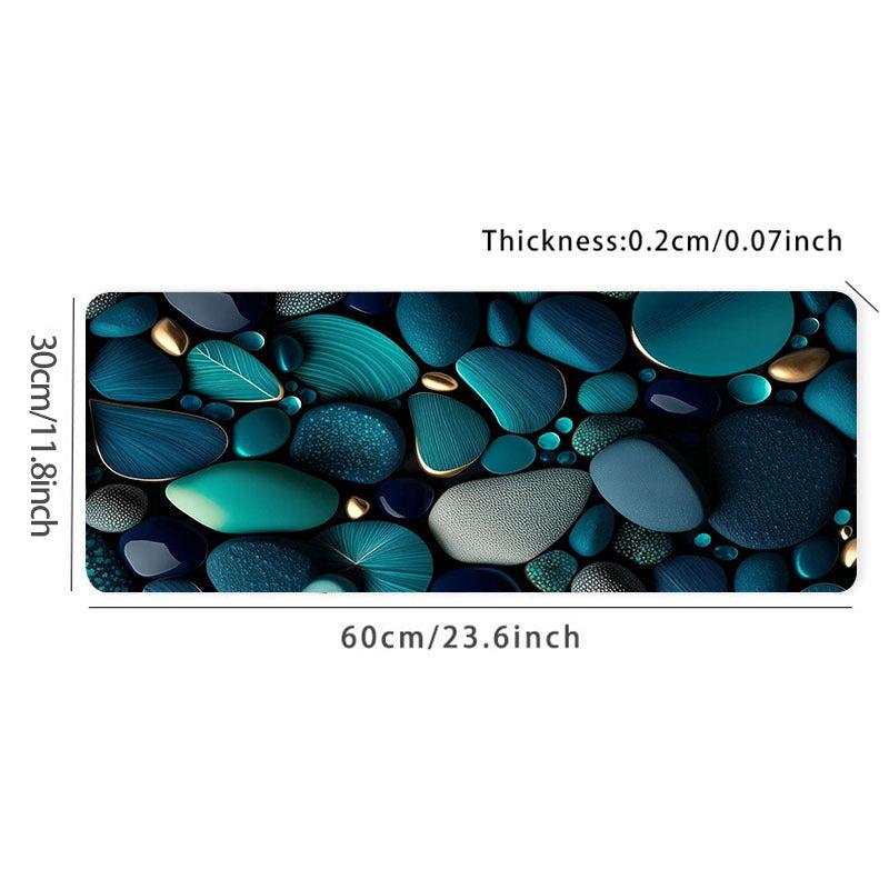 Rock Mouse Pad Non-slip Waterproof Office Game Table Mat