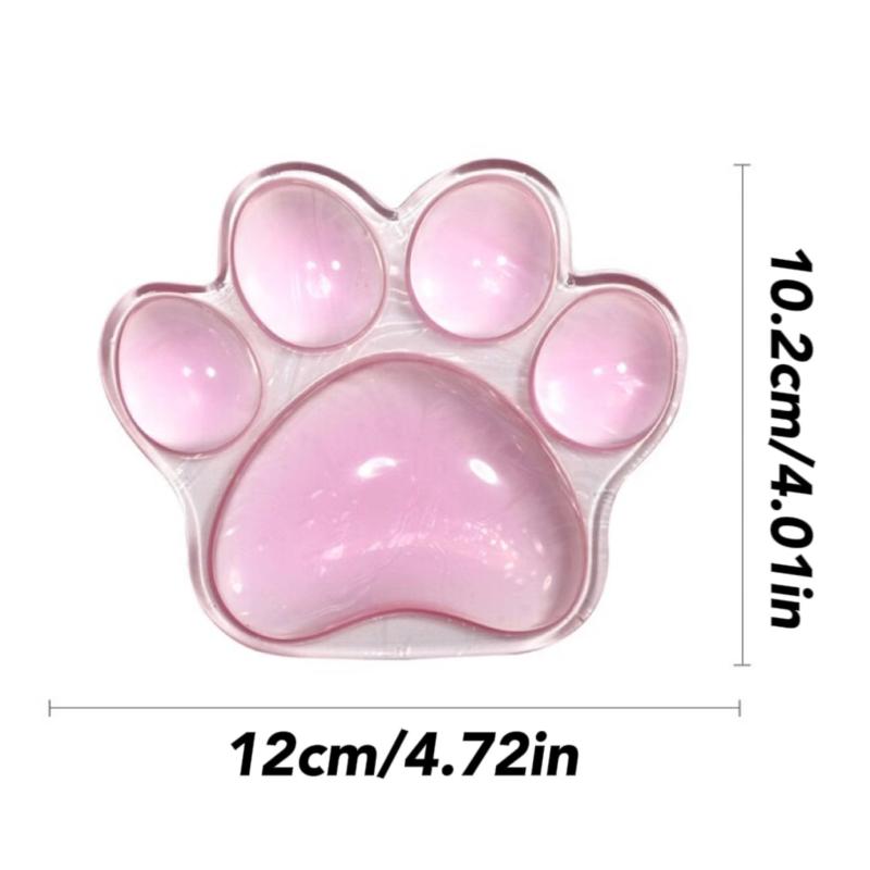 Cat Paw Mouse Pad Portable & Soft for Computer Game Office