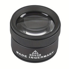 30x36 Cylindrical Jewelry Antique Double Lens Optical Glass 30X Magnifying Glass
