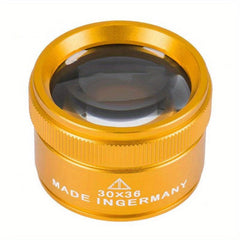 30x36 Cylindrical Jewelry Antique Double Lens Optical Glass 30X Magnifying Glass