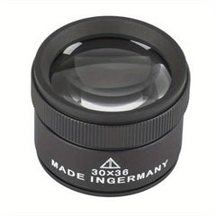 30x36 Cylindrical Jewelry Antique Double Lens Optical Glass 30X Magnifying Glass