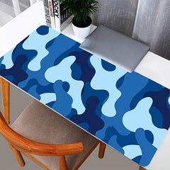 Large Camouflage Mouse Pad Non Slip Keyboard Mat Gamer Desk Mat