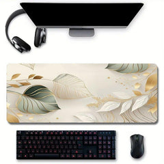 Fresh Leaf Desk Mat Large Gaming Mouse Pad E Sports Office Keyboard Pad