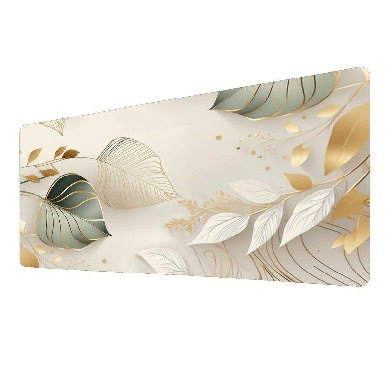 Fresh Leaf Desk Mat Large Gaming Mouse Pad E Sports Office Keyboard Pad