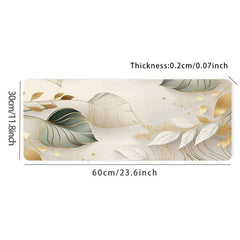 Fresh Leaf Desk Mat Large Gaming Mouse Pad E Sports Office Keyboard Pad