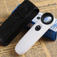 Handheld 40X Magnifying Glass for Identification
