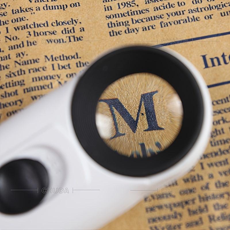 Handheld 40X Magnifying Glass for Identification