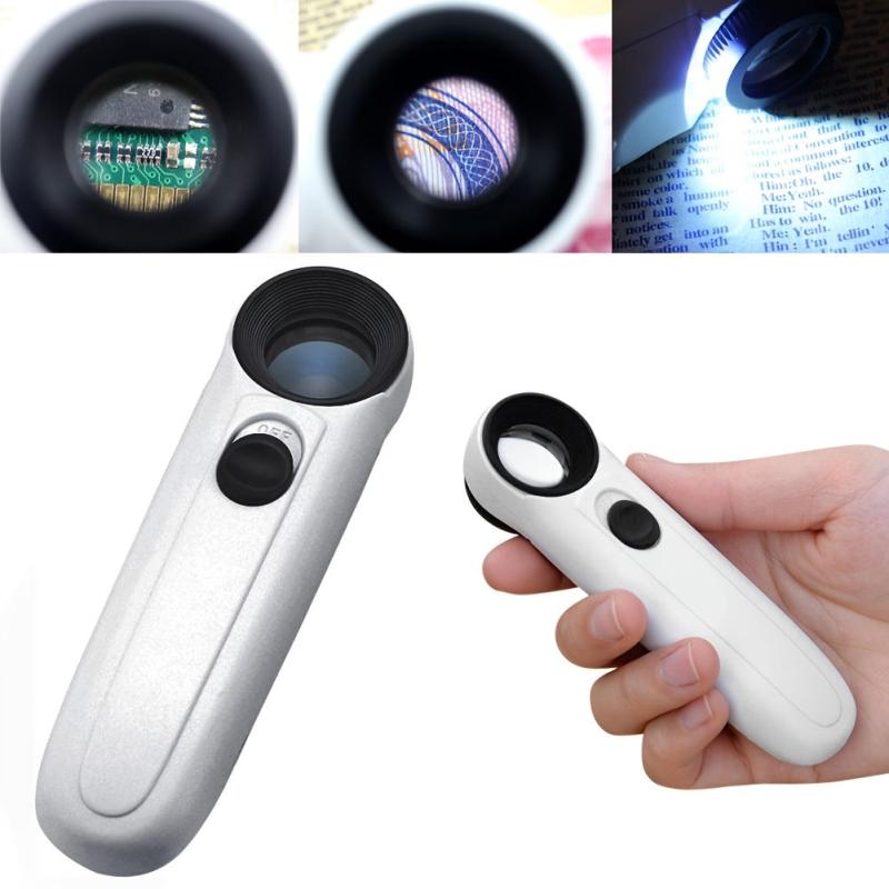 Handheld 40X Magnifying Glass for Identification