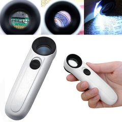 Handheld 40X Magnifying Glass for Identification