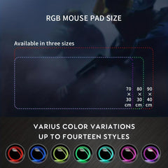 RGB Illuminated Large Mouse Pad for Office & Esports