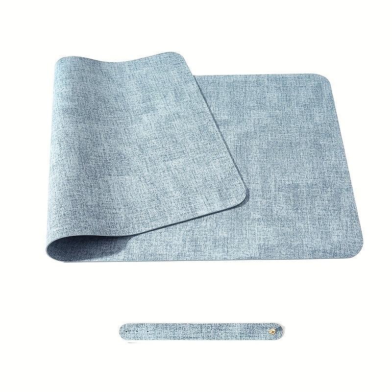 Faux Leather Desk Pad Non-slip Protective Cover Mouse Pad Waterproof Writing Pad