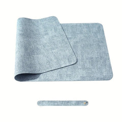 Faux Leather Desk Pad Non-slip Protective Cover Mouse Pad Waterproof Writing Pad