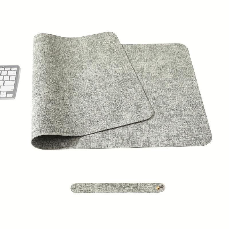 Faux Leather Desk Pad Non-slip Protective Cover Mouse Pad Waterproof Writing Pad