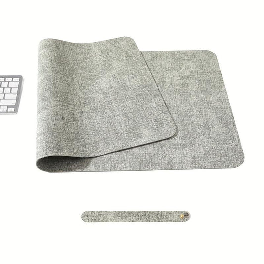 Faux Leather Desk Pad Non-slip Protective Cover Mouse Pad Waterproof Writing Pad