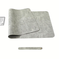 Faux Leather Desk Pad Non-slip Protective Cover Mouse Pad Waterproof Writing Pad