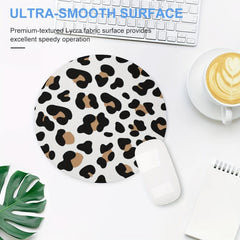 Animal Textures Round Mousepad for Women Girls