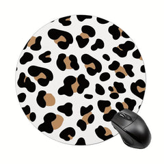 Animal Textures Round Mousepad for Women Girls
