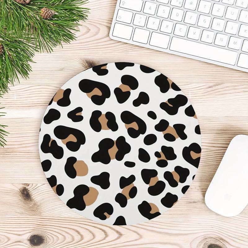 Animal Textures Round Mousepad for Women Girls
