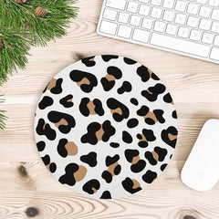 Animal Textures Round Mousepad for Women Girls