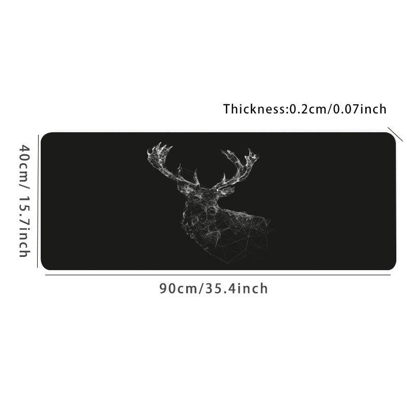 Deer Shadow Desk Mat Gaming Mouse Pad Non Slip Computer Mat