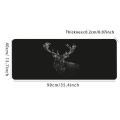 Deer Shadow Desk Mat Gaming Mouse Pad Non Slip Computer Mat