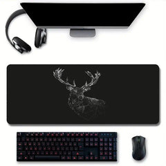 Deer Shadow Desk Mat Gaming Mouse Pad Non Slip Computer Mat