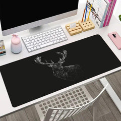 Deer Shadow Desk Mat Gaming Mouse Pad Non Slip Computer Mat