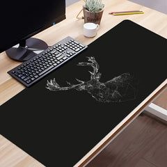 Deer Shadow Desk Mat Gaming Mouse Pad Non Slip Computer Mat