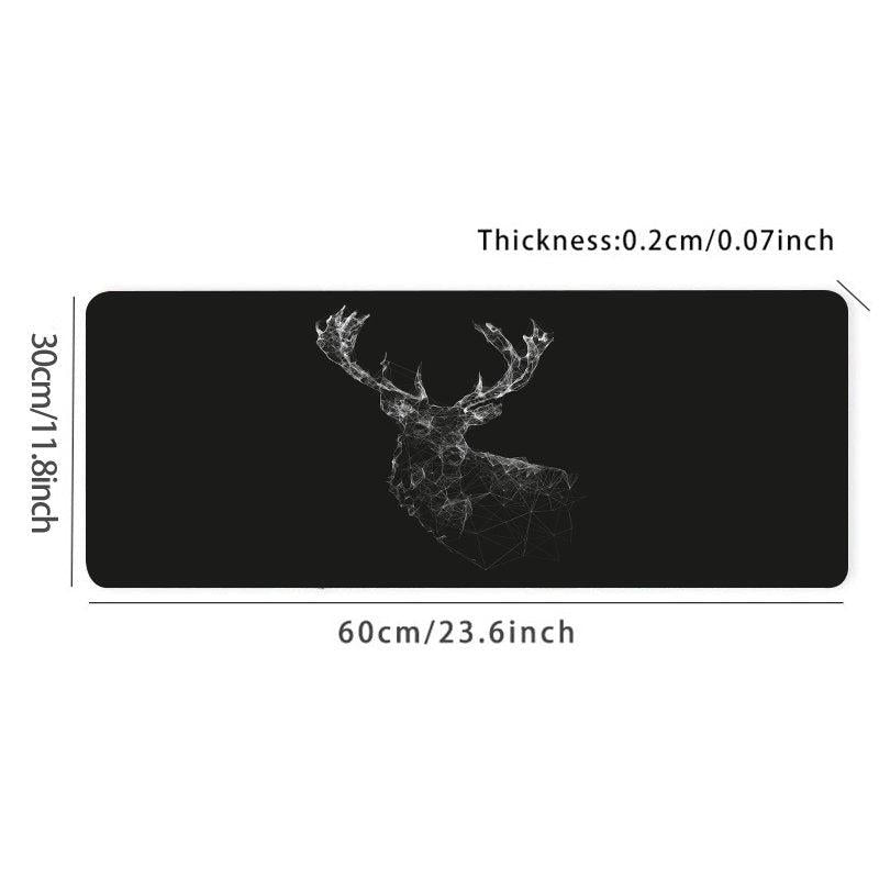 Deer Shadow Desk Mat Gaming Mouse Pad Non Slip Computer Mat