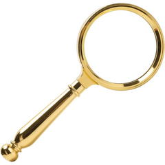 Full Metal 10X Magnifier Reading Magnifying Glass