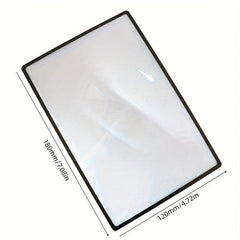 Large Sheet Magnifier 3X 300 Page Reading Magnifier