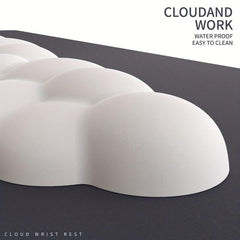 Cloud Wrist Guard and Keyboard Holder Set