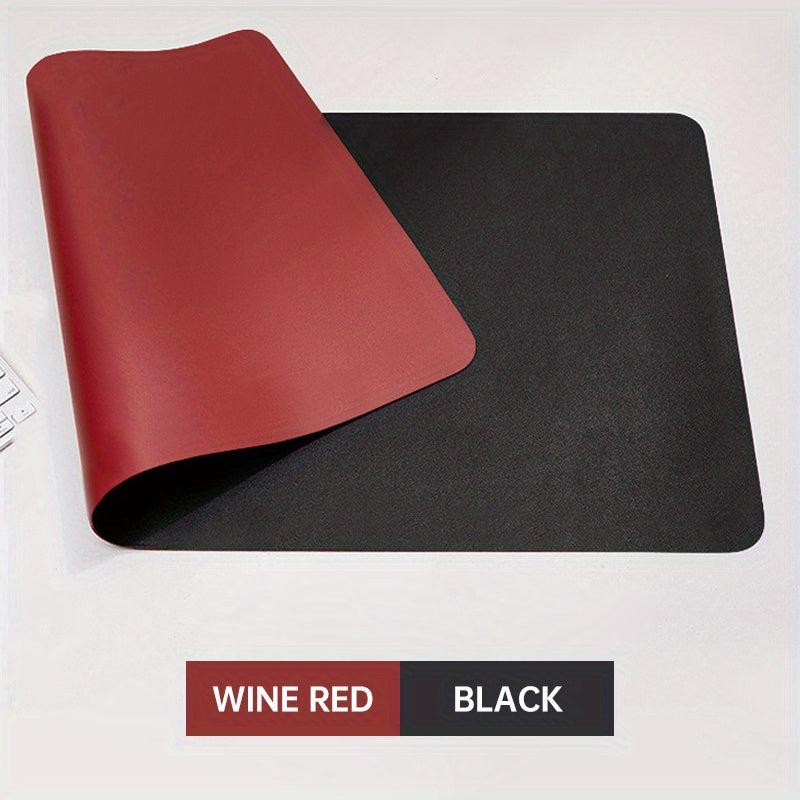 Large PU Leather Waterproof Mouse Pad for Gaming