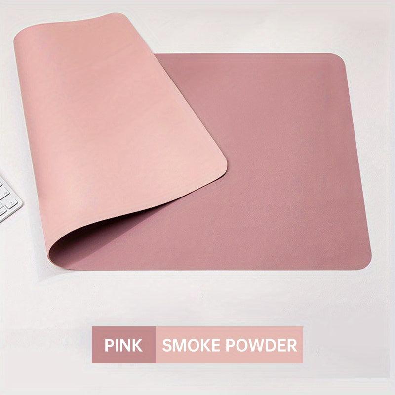 Large PU Leather Waterproof Mouse Pad for Gaming