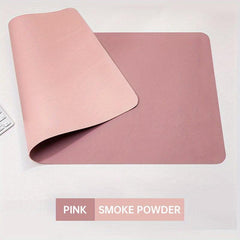 Large PU Leather Waterproof Mouse Pad for Gaming