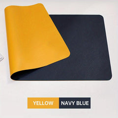 Large PU Leather Waterproof Mouse Pad for Gaming