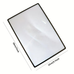 1pc 3X 300 Page Magnifying Lens Magnifiers Low Vision Aids