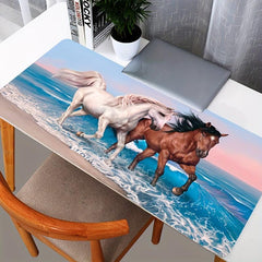 Large Horse Mouse Pad HD Image Gaming Mat Non Slip Desk Mat