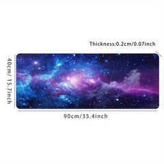 Starry Sky Gaming Desk Mat Keyboard Pad Large Computer Table Surface