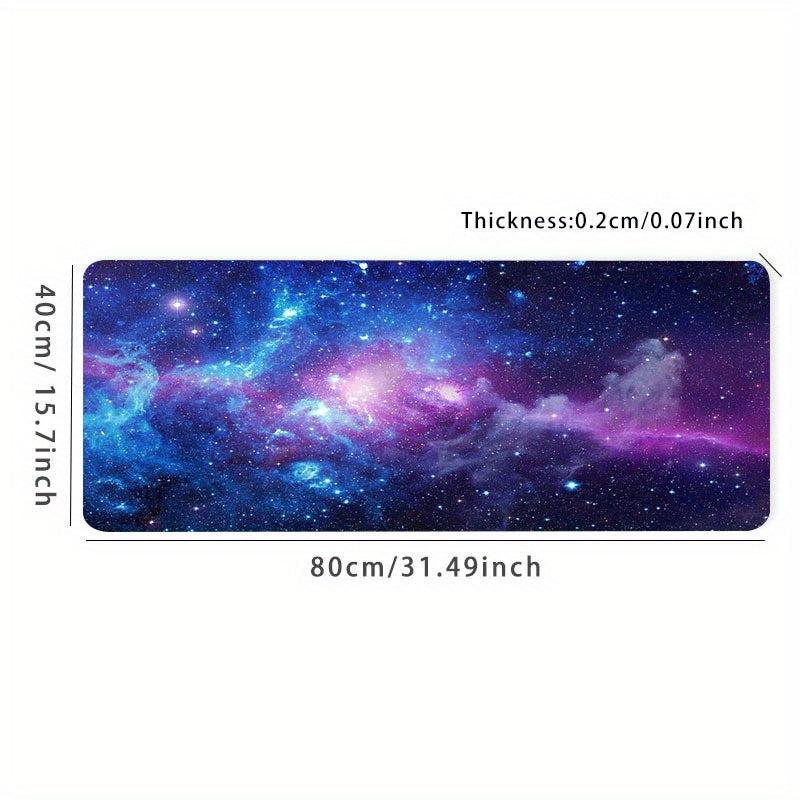 Starry Sky Gaming Desk Mat Keyboard Pad Large Computer Table Surface