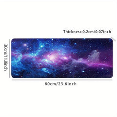 Starry Sky Gaming Desk Mat Keyboard Pad Large Computer Table Surface