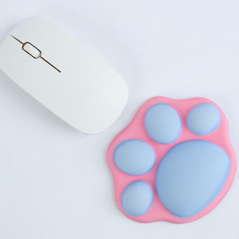 Cat Paw Mouse Pad Silicone Skin Cartoon Computer Wrist Support